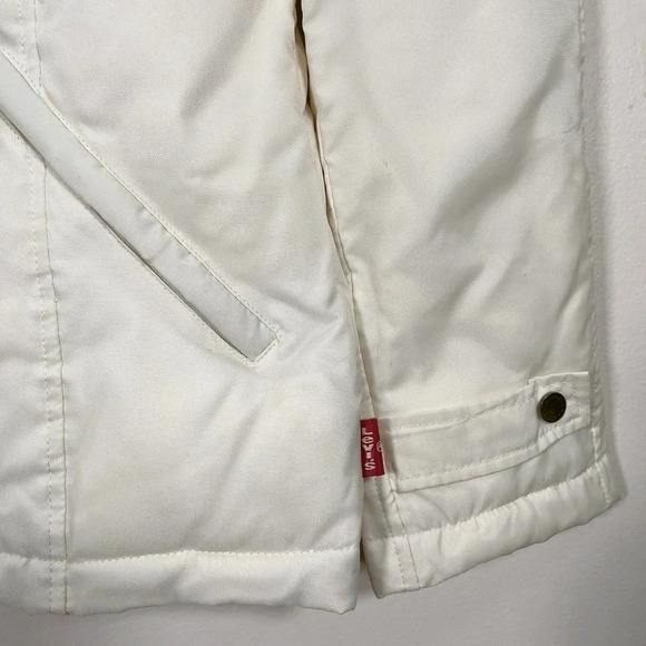 Levi's Vintage Women's Duck Feather Down Faux Fur Trim  Jacket - Picture 6 of 14